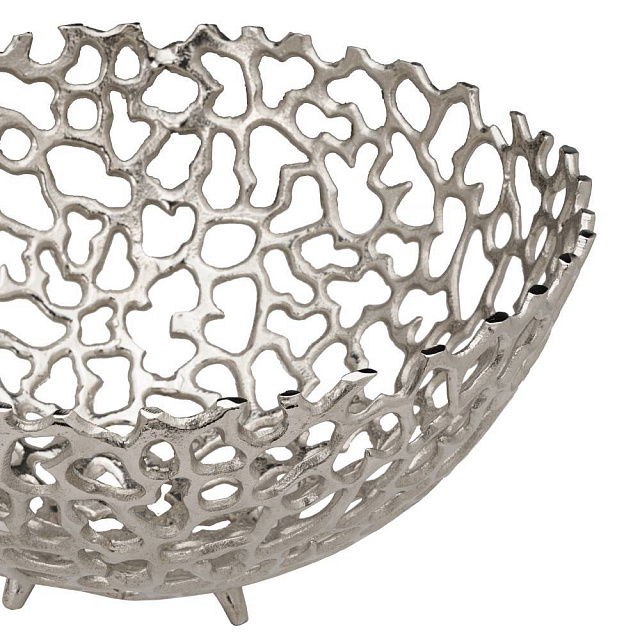 427494 Чаша декоративная KIMITSU, ?320, H150, никель в Москве 427494 Чаша декоративная KIMITSU, ?320, H150, никель