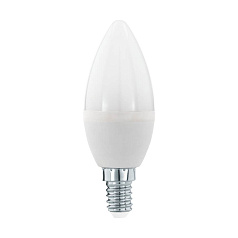 Лампа светодиодная диммируемая " Свеча" , 5,5W (E14), 3000K, 470lm