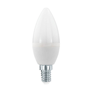 Лампа светодиодная диммируемая " Свеча" , 5,5W (E14), 3000K, 470lm