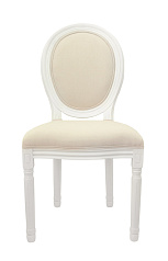 Дизайнерский обеденный стул модерн Volker Beige and White в Москве