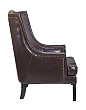 Кожаное кресло каминное Chester Brown №2