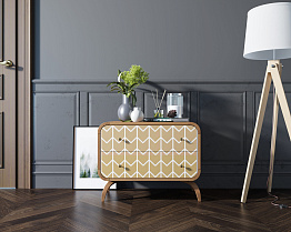 Комод "Ellipse Print" с двумя ящиками принт 1 арт EL02/print_1