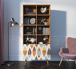 Стеллаж на комоде "Berber" принт 48 арт BB44/Print_48