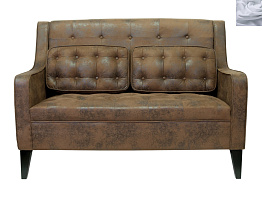 Дизайнерский двухместный диван Hublon Серый