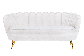 Трехместный диван ракушка для гостиниц Pearl Triple Boucle