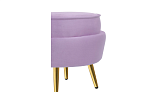 Кресло с пуфом ракушка Pearl Purple №7