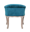Низкое кресло Kandy Blue Velvet №2