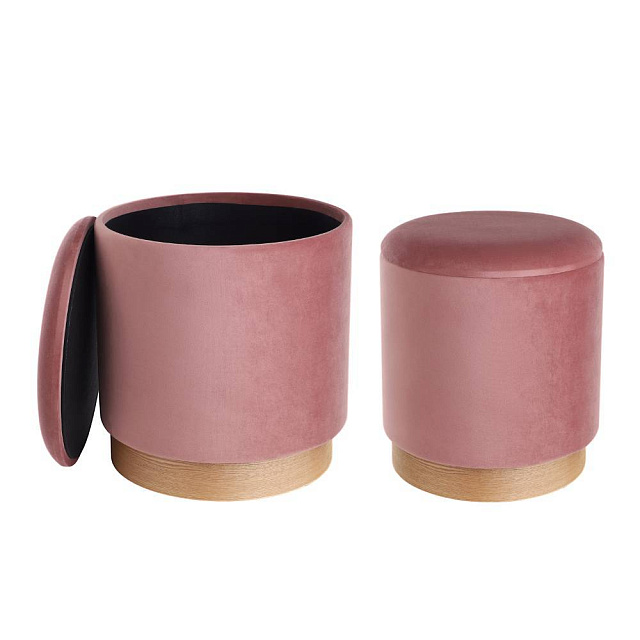 424031 Пуф MASHIKE (комп.из 2шт.), H420, ?370, полиэстер, розовый в Москве 424031 Пуф MASHIKE (комп.из 2шт.), H420, ?370, полиэстер, розовый