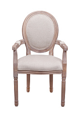 Мягкий стул с подлокотниками Volker Arm Beige V2 в Москве