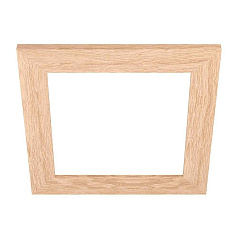 Деревянный аксессуар SALOBRENA-F, L340, B340, H16, дерево, коричневый