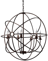 Люстра Foucault'S Orb Crystal Nude D62