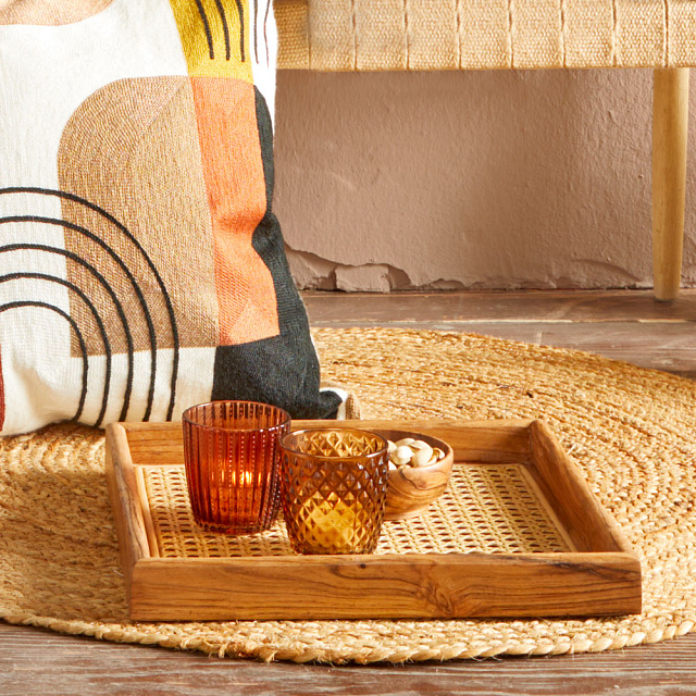 427142 Поднос декоративный SURIGAO, L320, B320, H40, дерево, натуральный в Москве 427142 Поднос декоративный SURIGAO, L320, B320, H40, дерево, натуральный