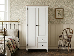 Шкаф двухстворчатый "Одри (Odri)" с двумя ящиками арт od2127S