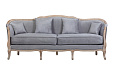 Прямой диван для гостиниц Darcy 3 серый