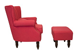 Кресло с пуфом Lab Red V2 №2