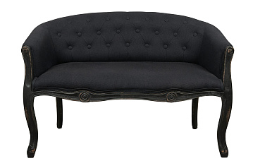 Двухместный дизайнерский диван Kandy Double Black Old в Москве
