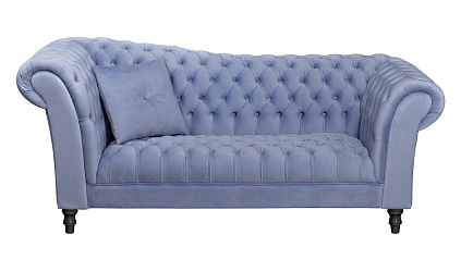 Двухместный диван Lina Blue-B синий