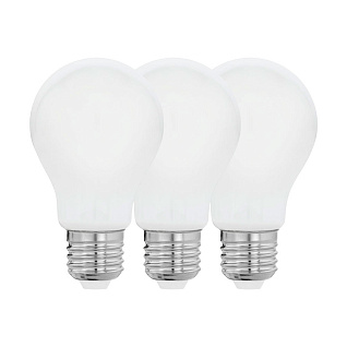 Комплект из 3х светод ламп А60, 7W(E27), 2700K