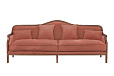 Диван с высокой спинкой для гостиниц Madesta Red V2