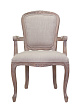 Мягкий стул с подлокотниками Gran Arm Beige №0