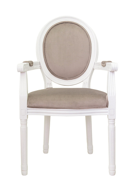 Мягкий стул с подлокотниками Volker Arm Taupe в Москве Мягкий стул с подлокотниками Volker Arm Taupe