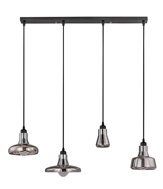 Люстра Boretto Smoke Glass Rectangle