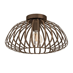 901096 Потолочная люстра ESPINAL, 1х40W (E27), H220, ?385, сталь / бронзовый