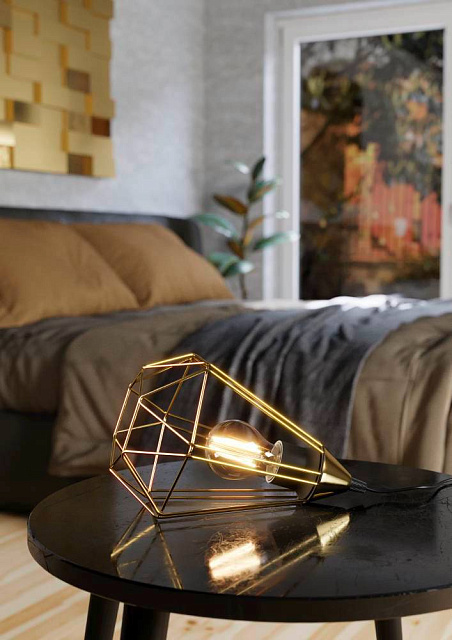 43685 Настольная лампа TARBES, 1Х60W, E27, H265, ?175, сталь, матовая латунь в Москве 43685 Настольная лампа TARBES, 1Х60W, E27, H265, ?175, сталь, матовая латунь