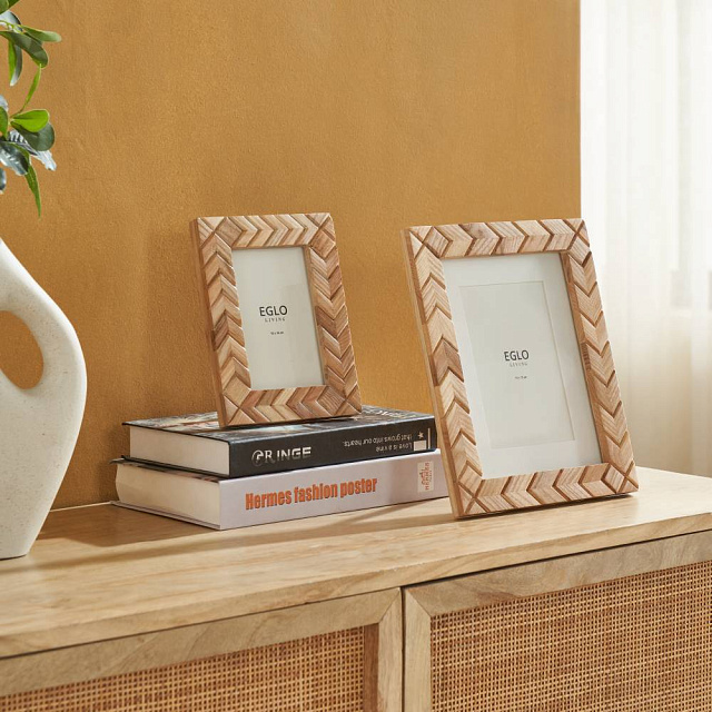 423179 Фоторамка DUPKUR, L210, B260, H15, дерево, натуральный в Москве 423179 Фоторамка DUPKUR, L210, B260, H15, дерево, натуральный