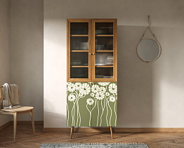 Буфет "Berber" малый  арт BB30/Print_53