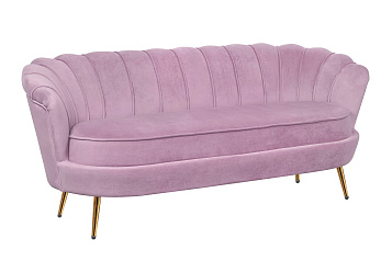Диван ракушка Pearl Triple Pink в интерьере