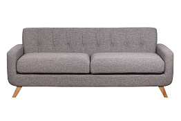 Диван скандинавский на ножках Uter серый