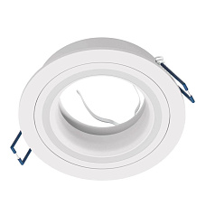 900816 Встраиваемый светильник CAROSSO, 35W (GU10), ?93, алюминий, белый