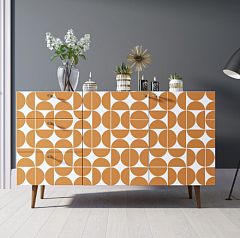 Комод "Berber" с двумя дверками и ящиками принт 14 арт BB17/Print_14