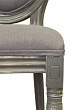 Дизайнерский обеденный стул модерн Volker Button Grey №5