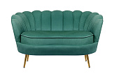 Дизайнерский двухместный диван Pearl Double Green V2 №0