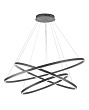 Люстра Orblaze 3 rings 1000 black №0