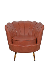 Низкое кресло ракушка Pearl Brown в Москве