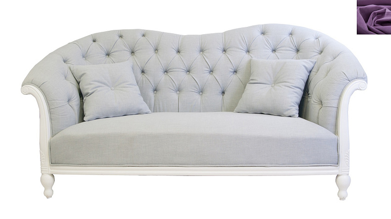 Французский диван Velina фиолетовый в Москве Французский диван Velina фиолетовый