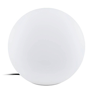 Уличный напольный светильник MONTEROLO-Z, E27, 1X9W, IP65, H390, ?390, пластик, белый