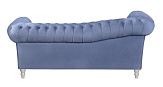 Двухместный диван Lina Blue-W синий №3