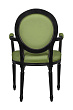 Мягкий стул с подлокотниками Delo Kora Arm Green №3