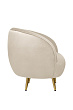 Мягкое кресло для гостиниц Small Benee Beige №2