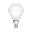 Лампа светодиод P45, 1x5W(LED), 470lm, 2700K, опаловое стекло №0