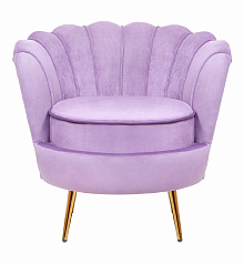 Низкое кресло ракушка Pearl Purple в Москве