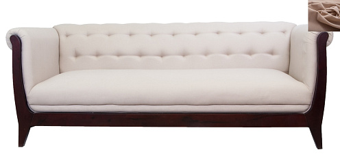 Классический диван Delvin коричневый