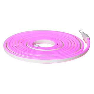 Уличная светодиодная лента FLATNEONLED, LED 480X0,2W, IP44, L5000, B15, H6, пластик, розовый