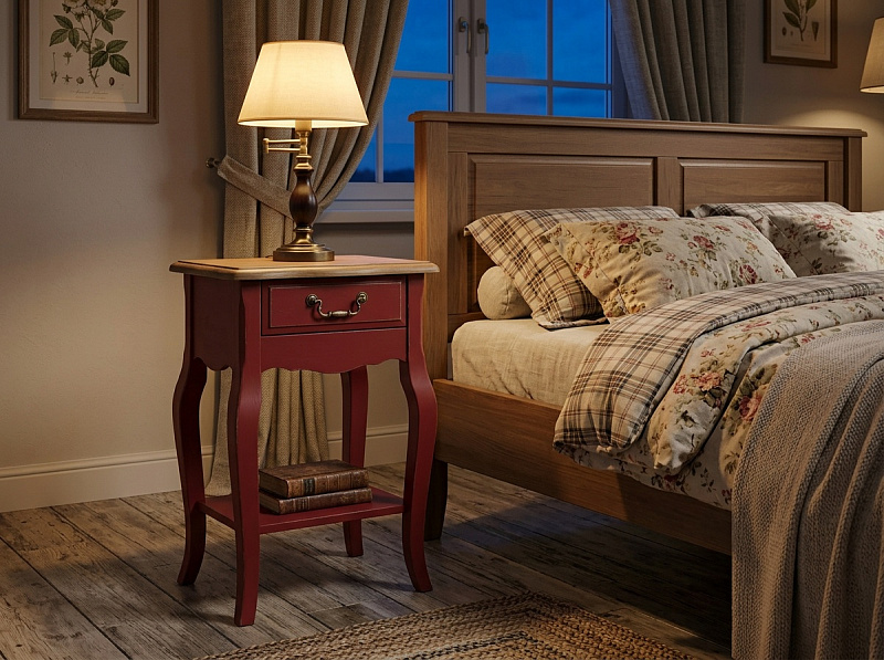 Прикроватная тумба "Леонтина (Leontina)" с одним ящиком арт ST9302S/3031