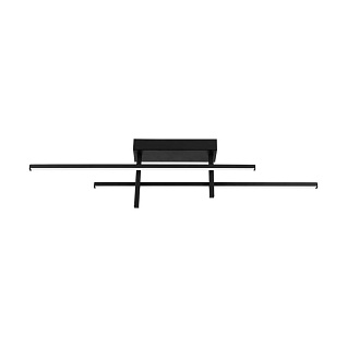 901884 Светодиодный настенно-потолочный светильник TREPILIANO, 20W(LED), 3000K, 2500lm, алюминий, сталь, черный, белый