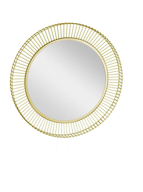 425025 Зеркало декоративное MASINLOC, B50, ?730, сталь, зеркальное стекло, золотой в Москве 425025 Зеркало декоративное MASINLOC, B50, ?730, сталь, зеркальное стекло, золотой